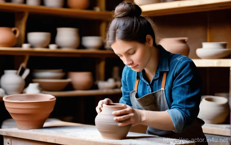 연극배우의 창의적 연습 방법 - **Prompt 1: The Scholar's Introspection**
    A young woman in her early twenties sits thoughtfully ...