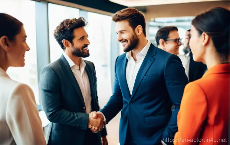 연극배우로서 자신을 마케팅하는 방법 - **"Professional Actor's Digital Presence"**: A dynamic scene depicting a focused actor, male or fema...