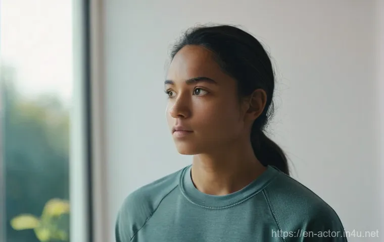 연극배우의 연기 스타일 확립 - **Prompt:** A young adult actor, gender-neutral, stands contemplatively in a softly lit, minimalist ...