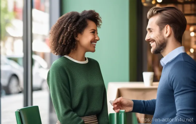 연극배우의 커리어 개발 - A focused and determined young actor, dressed in smart casual attire (such as a blazer over a t-shir...